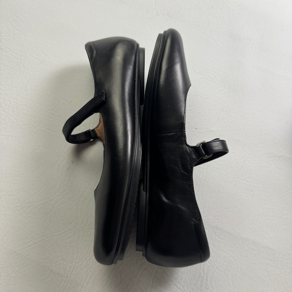 Naturalizer Maxwell MJ Black Leather Mary Jane Flat Women 8.5M Round Toe Comfort - Picture 6 of 14